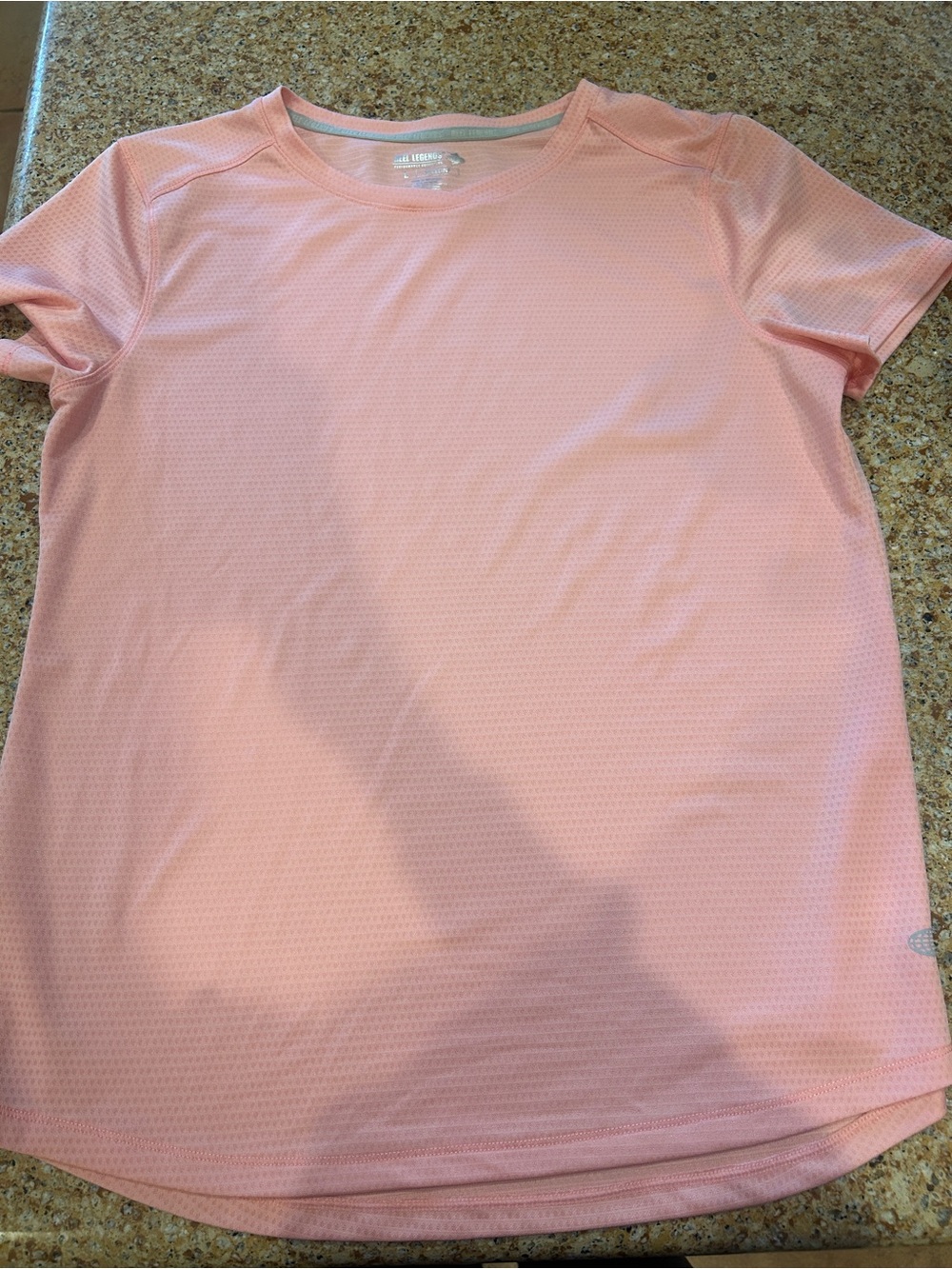 Women's Pink Performance Short-Sleeve Top Reel Legends